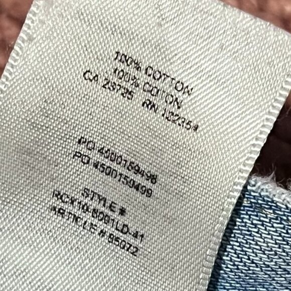 Denim Forum The BF Boyfriend High Rise Loose 28L Size 29 Light Wash - Picture 12 of 15